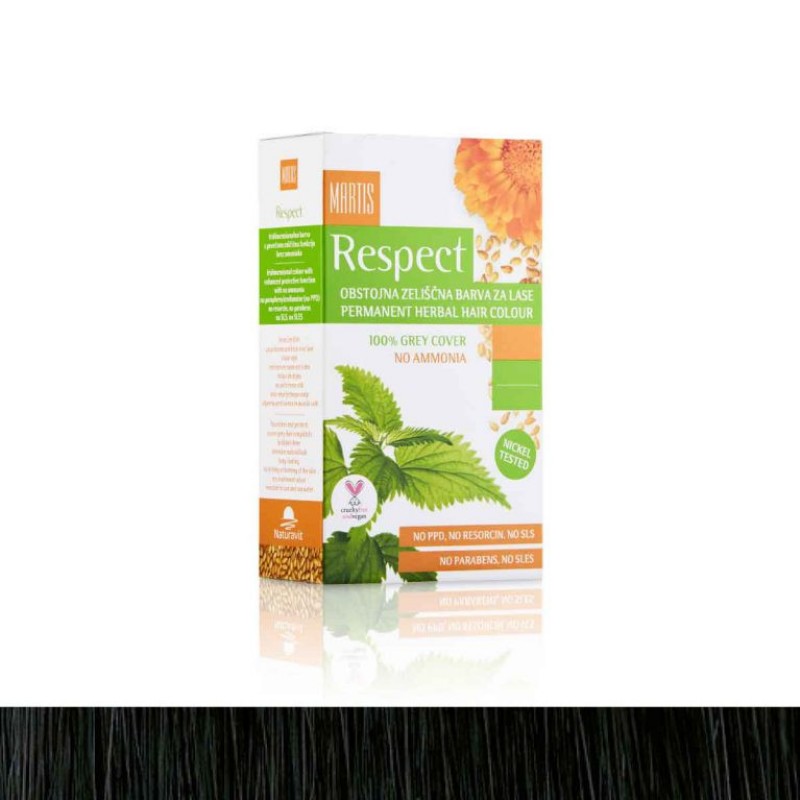Hajfesték Martis Respect 115ml R02 Fekete