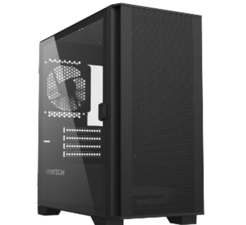 Ház Montech AIR 100 LITE mATX Fekete Edzett üveg