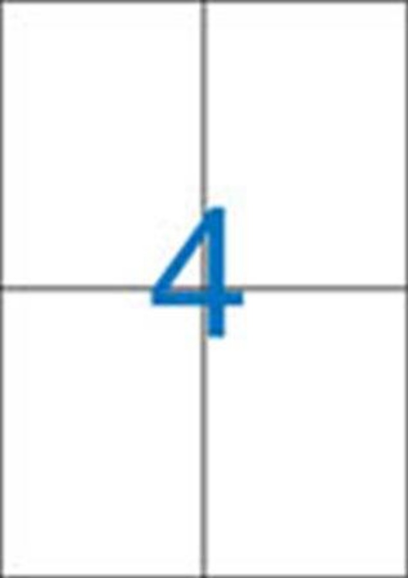 Etikett címke Victoria 4-es 105x148 mm