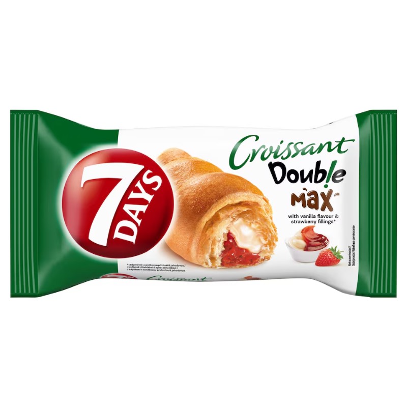 Croissant 7Days 80g Vanilla & Strawberry
