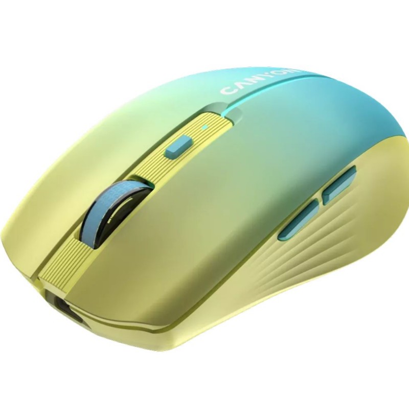 Egér Canyon CNS-CMSW44UA Wireless Mouse Yellow Blue