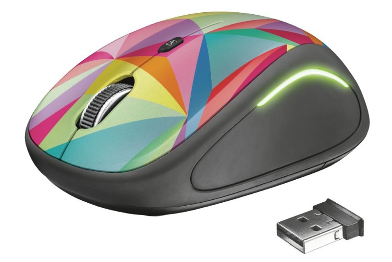 Egér TRUST Yvi FX Wireless mouse Geometrics