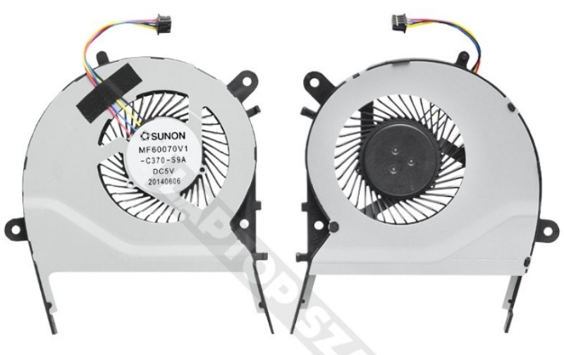 Notebook hütő ventilátor 13NB0621AM0502