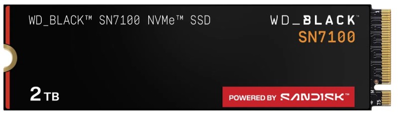 SSD Western Digital WD 2TB Black SN7100