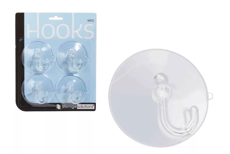 Akasztó Hooks 4 dcs/csomag 7cm