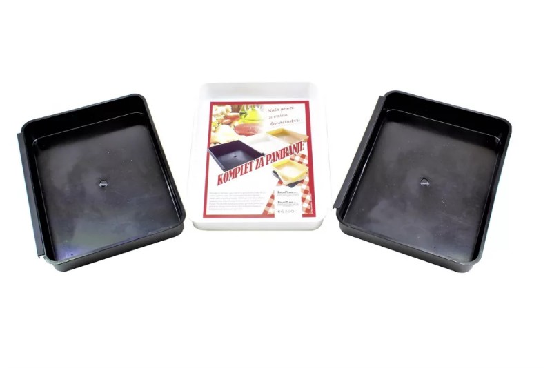 Tálca 3db/csomag Panírozáshoz Összerakható