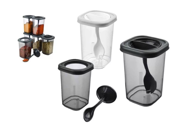 Cukortartó Tuffex Műanyag Kanállal