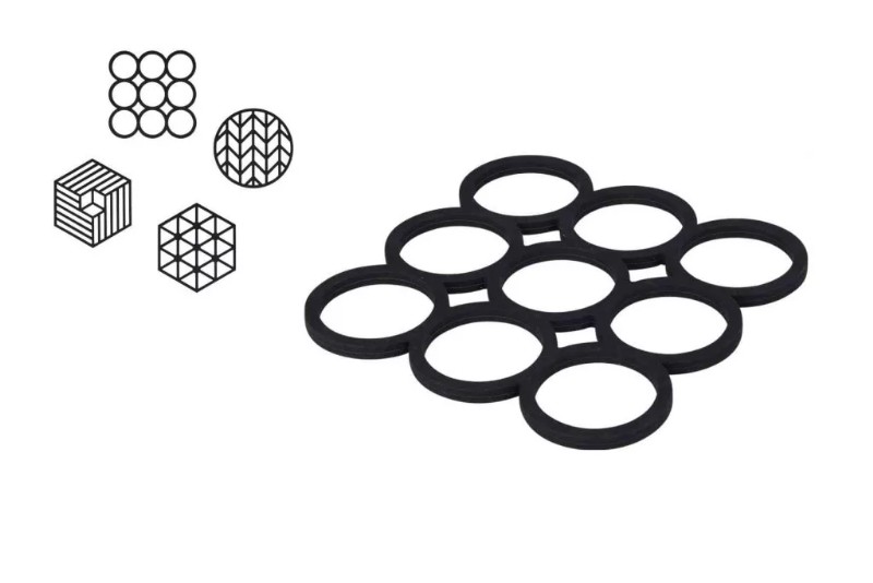 Edényalátét Excellent Houseware Szilikon Vegyes formák