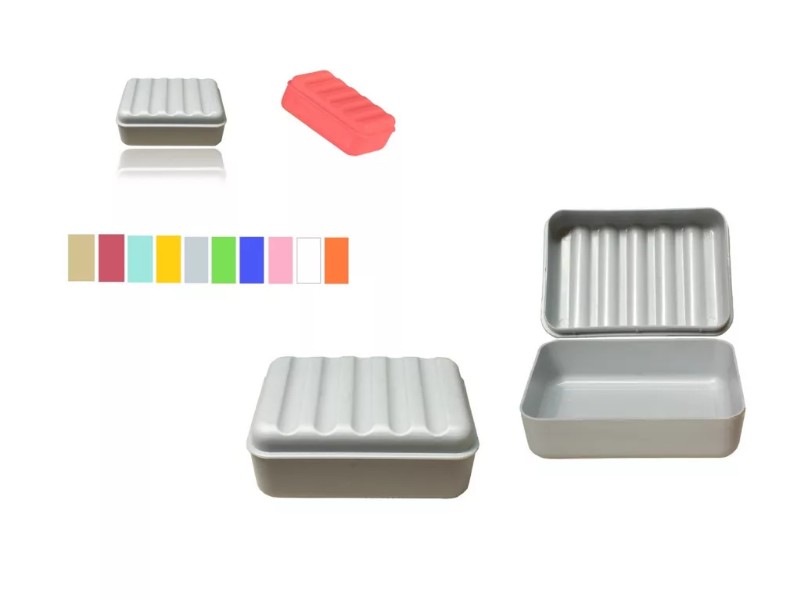 Szappantartó Műanyag Fedővel Több szín