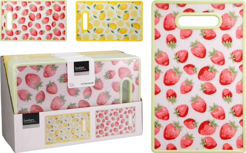 Vágódeszka Excellent Houseware 37x22,5 cm Több minta