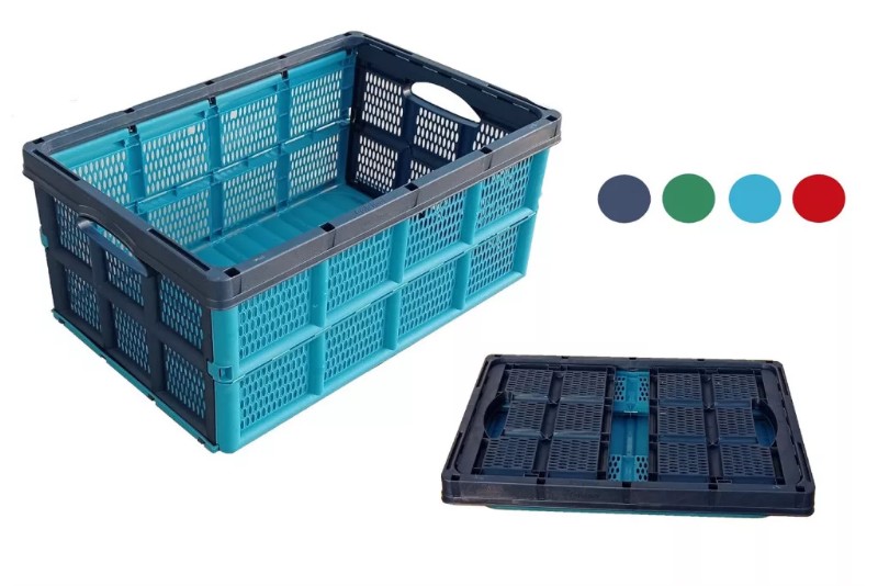 Rekesz 50x34x22 cm Műanyag Több szín