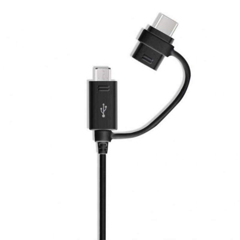 Kábel SAMSUNG 2in1 USB - microUSB/Type-C , 150cm