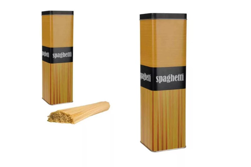 Tárolódoboz Fém Spagettis