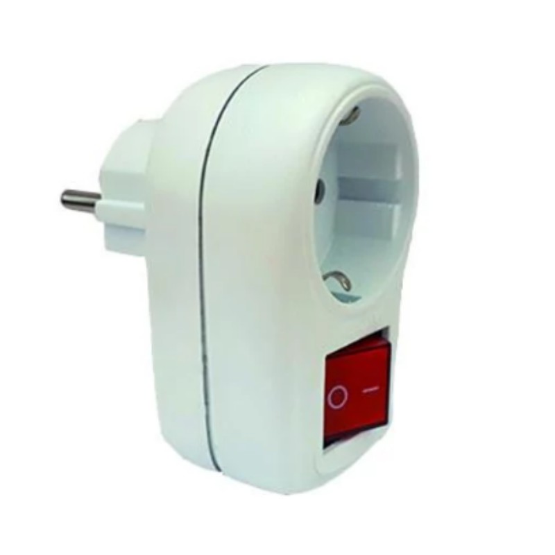 Elosztó UltraTech kapcsolós műanyag fehér