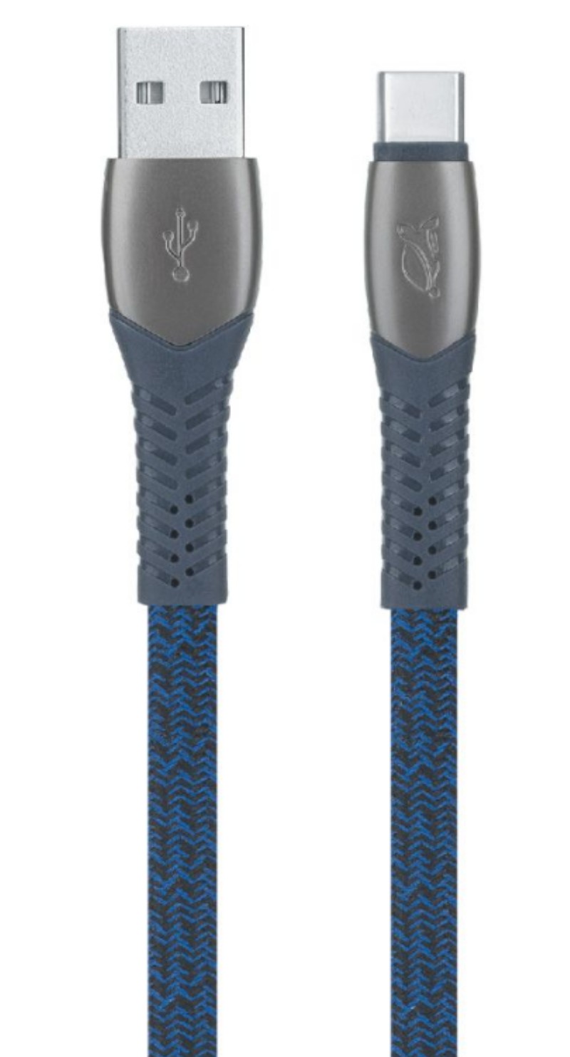 Kábel RivaCase Egmont PS6102 BL12 Type-C / USB 2.0 cable