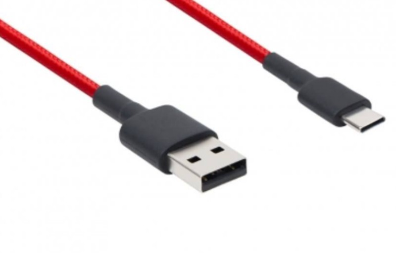 Kábel Xiaomi Mi Braided USB Type-C Cable 1m Red