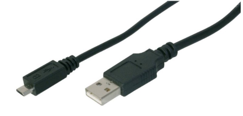 Kábel ACT USB 2.0 A male to micro B male 5m Black