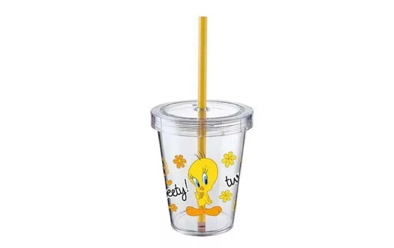 Pohár Tuffex 440ml Szívószállal Tweety