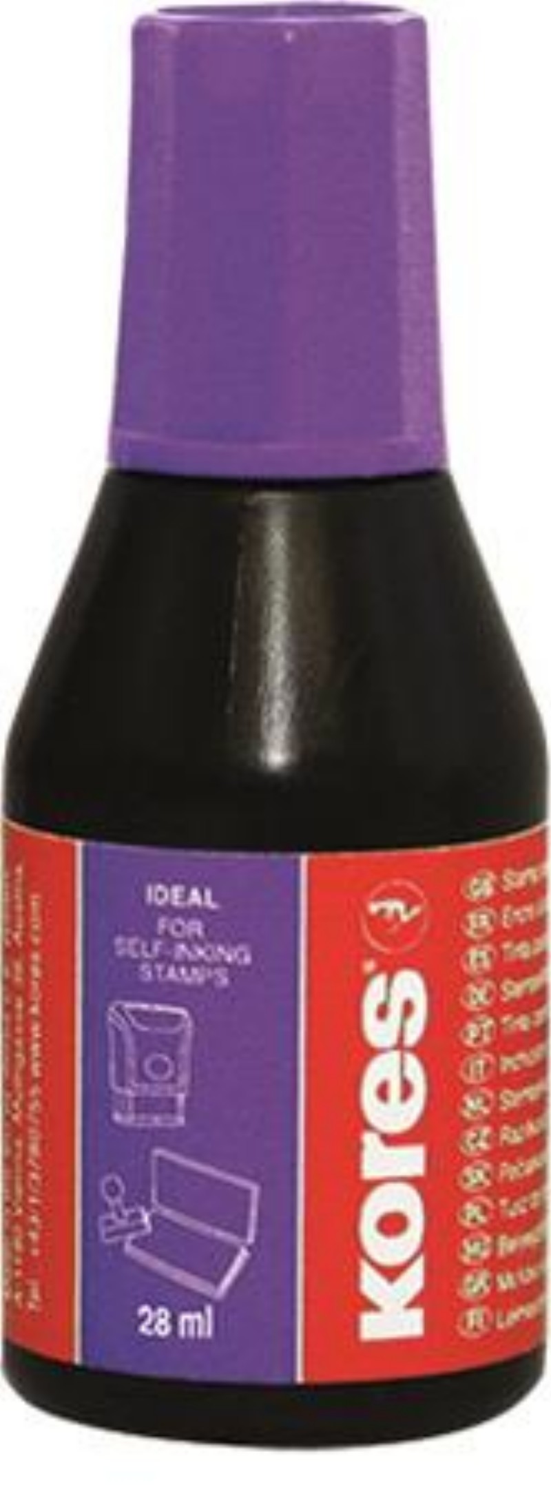 Bélyegzőfesték Kores 28ml Lila