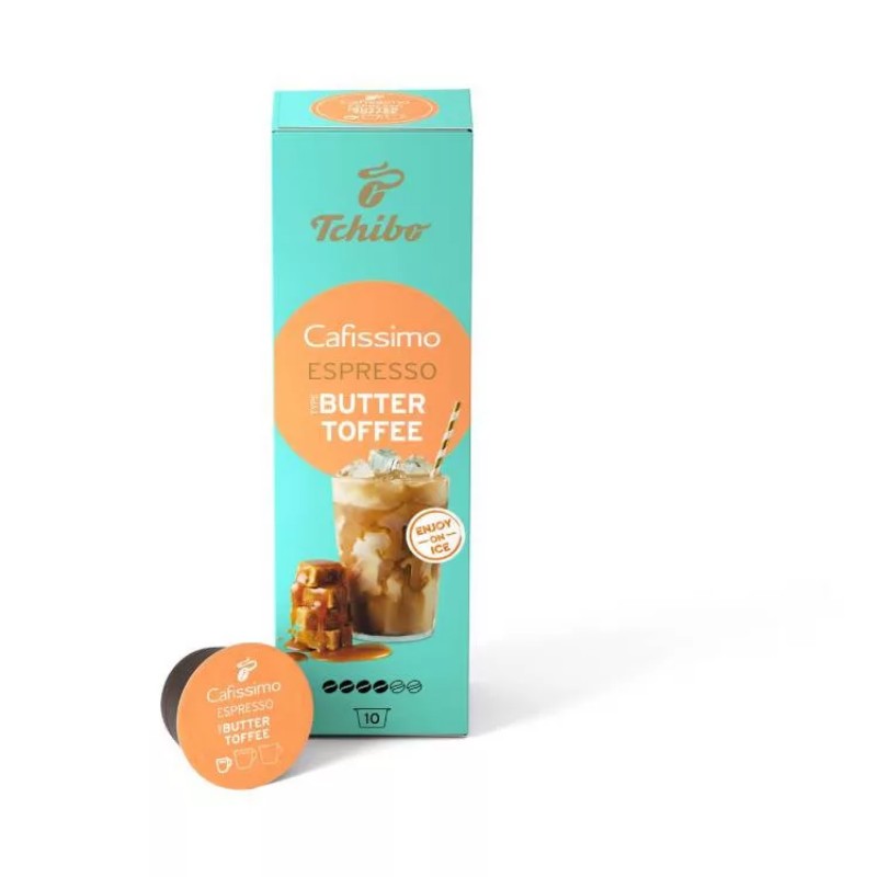 Kávé kapszula Tchibo 10db/csomag Cafissimo Espresso Butter Toffee