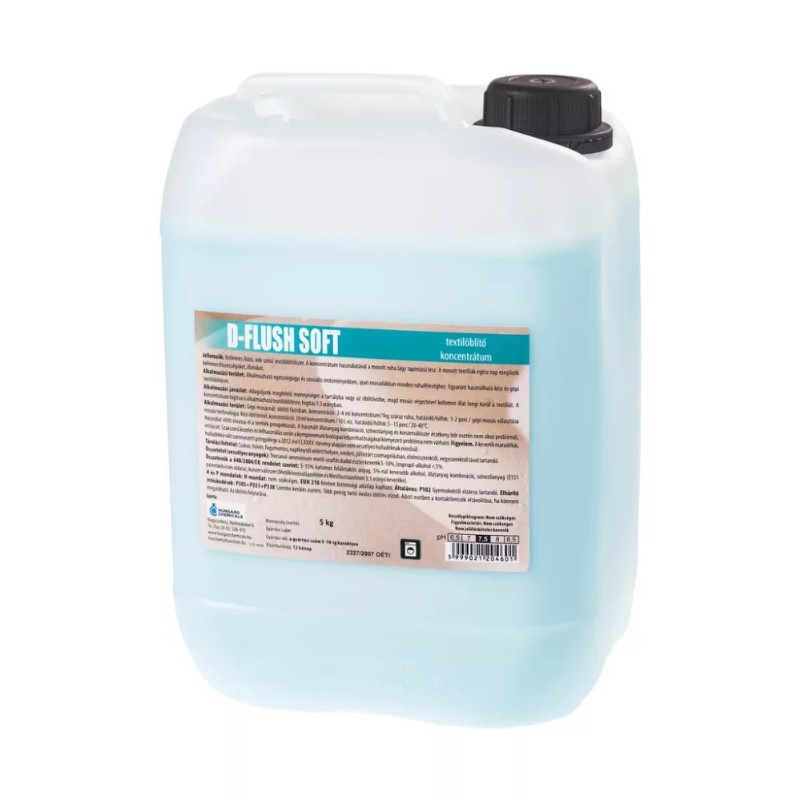 Öblítő D-Flush 5L Soft Koncentrátum Antisztatikus