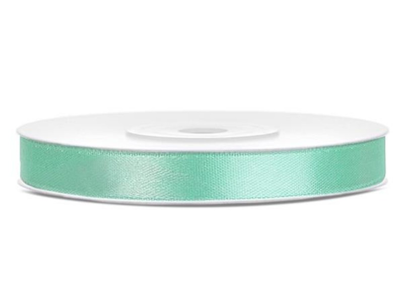 Szatén szalag 6mm x 25m Menta
