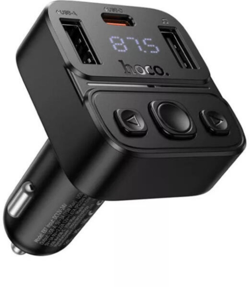 Hoco E87 FM transmitter Bluetooth autós