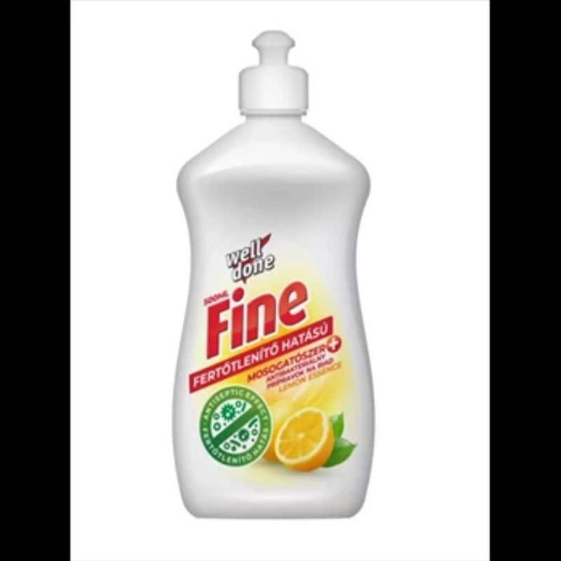 Mosogatószer WellDone 500ml Lemon