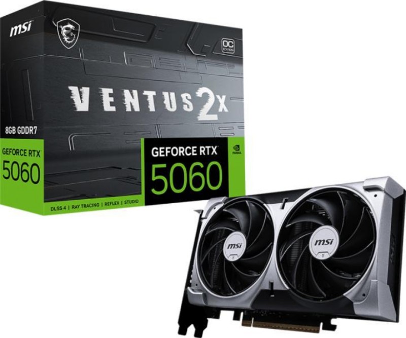 Videókártya MSI GeForce RTX 5060 Ventus 2X