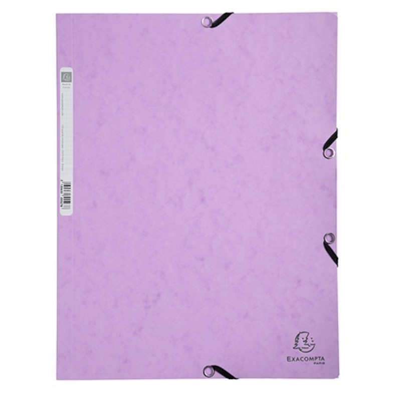 Gumis mappa Exacompta A/4 Pasztell Lila