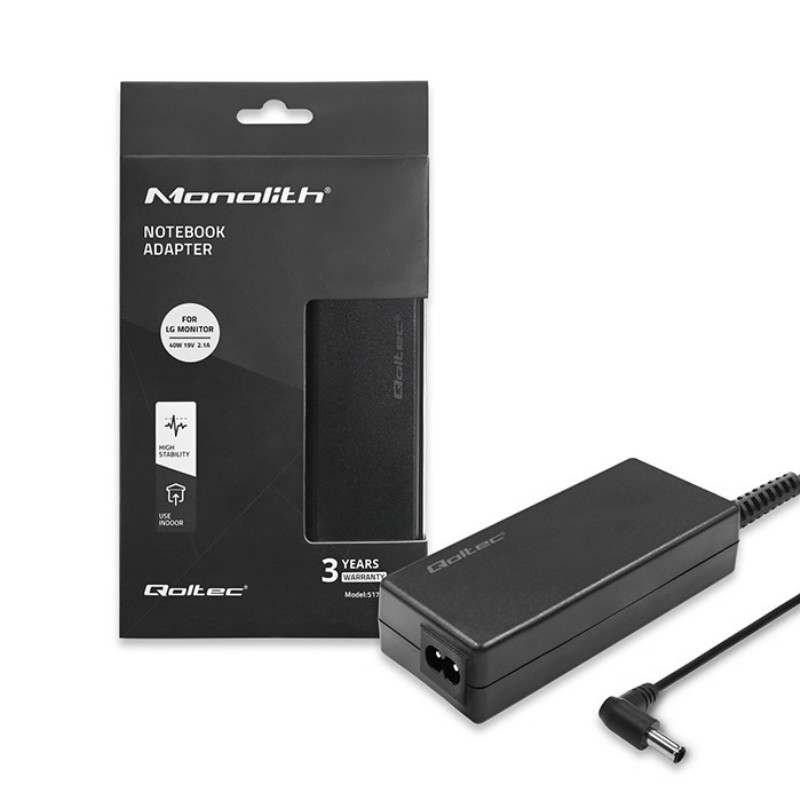 Power adapter for LG monitor 40W | 19V | 6.5*4.4 |