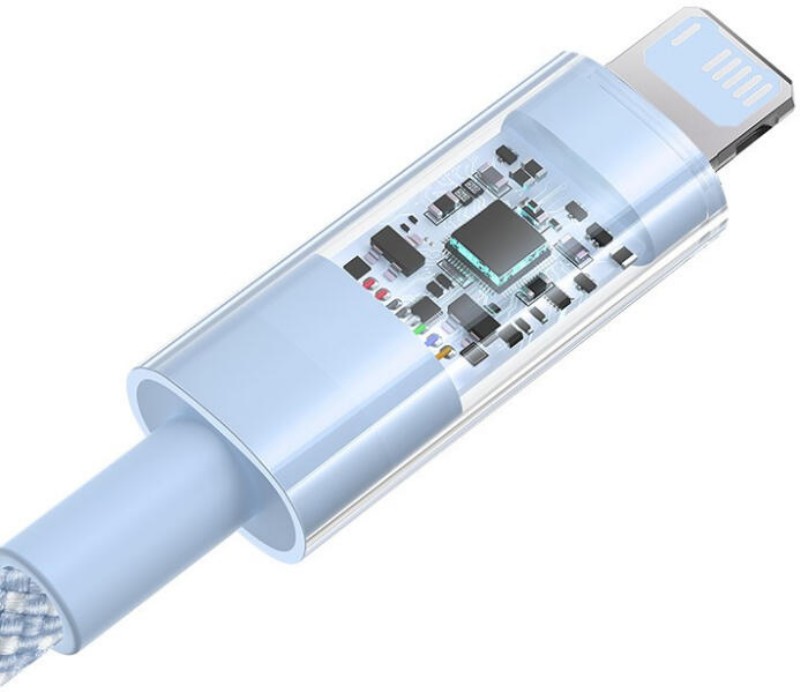 Baseus Gem USB to IP 2.4A fast charging cable 2 m Blue