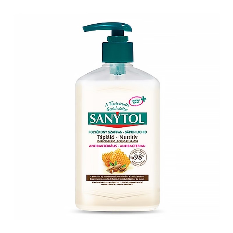 Folyékony szappan Sanytol 250ml Tápláló Mehpempő