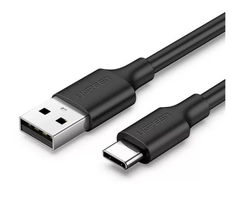 Ugreen USB-C / USB gyorstöltő- és adatkábel, 0,5m, fekete