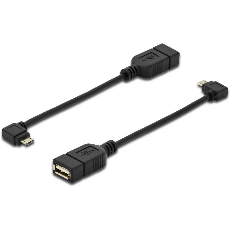 Digitus USB 2.0 Átalakító [1x USB 2.0 dugó, mikro B típus - 1x USB 2.0 alj