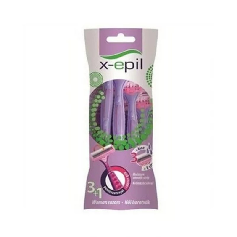 Borotva X-Epil Női 3 pengés 4db/csomag