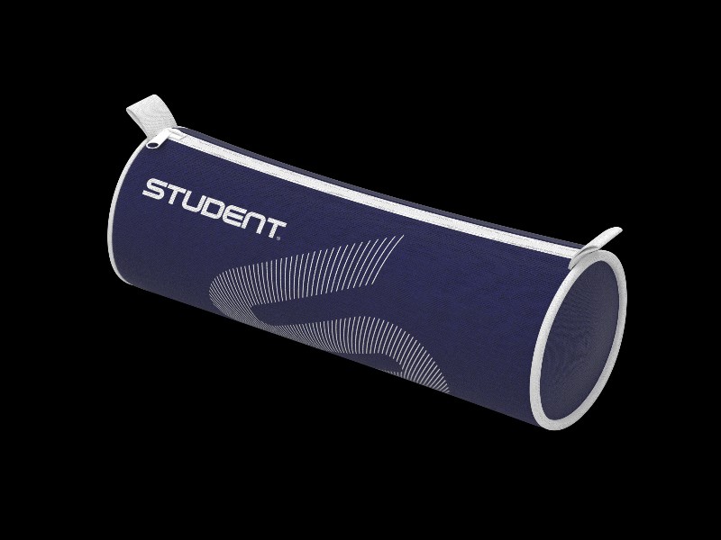 Tolltartó Student henger Sötétkék-Fehér