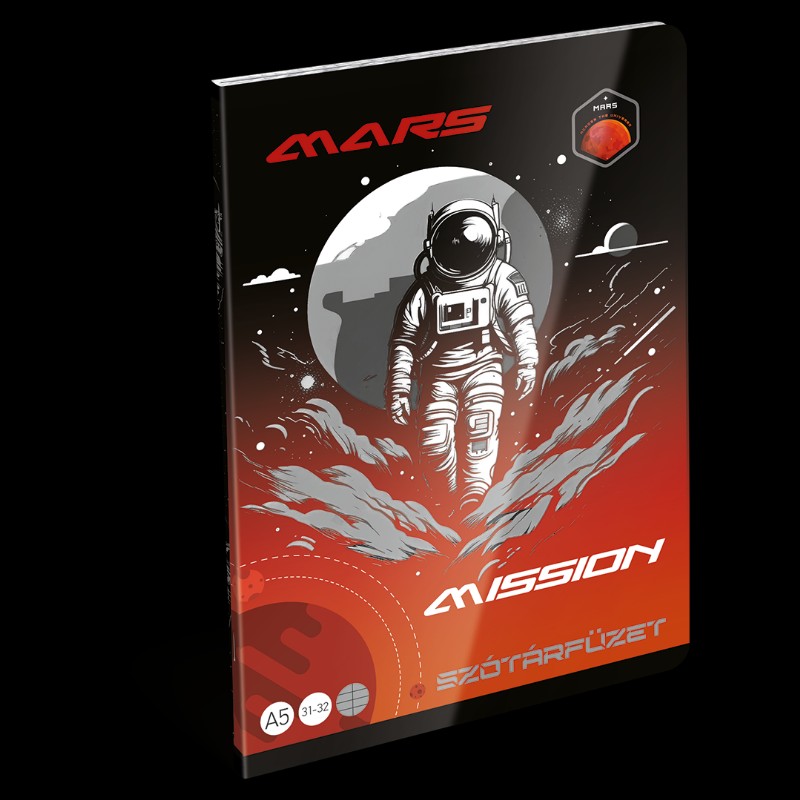 Füzet LizzyCard A/5 Szótár 31-32 32 lapos Mars Mission