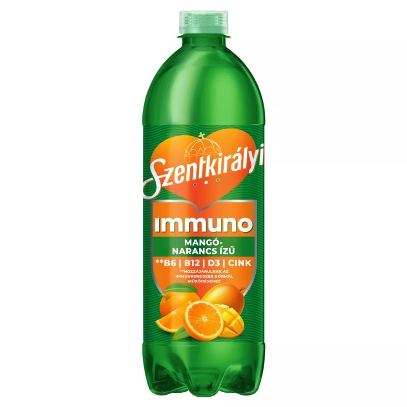 Ásványvíz Szentkirályi 0,7L Immuno Mangó-Narancs