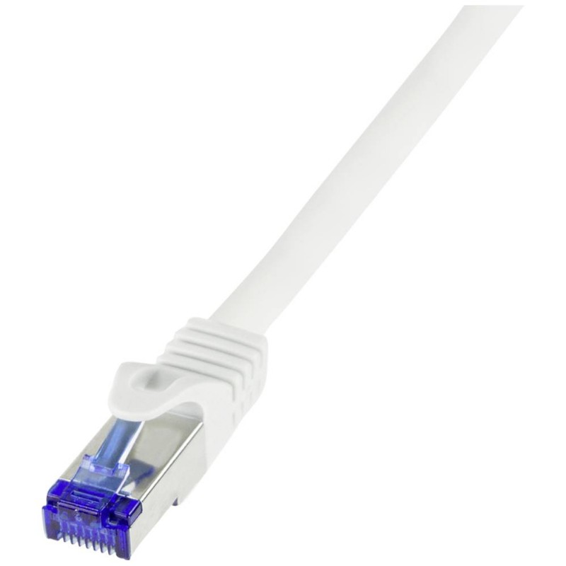 Kábel 5m S/FTP Cat6A Fehér Logilink