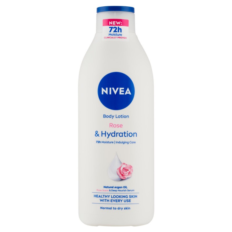 Testápoló Nivea 400ml Rose & Hydration