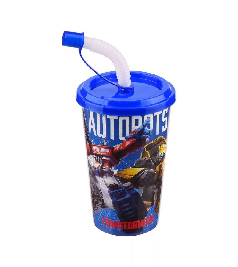 Pohár Tuffex 400ml Szívószállal Transformers