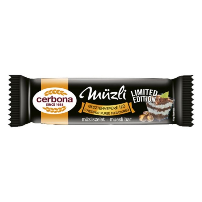 Müzli Cerbona 20g Gesztenyepüré