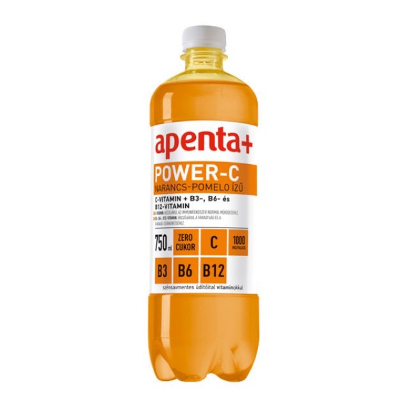 Üdítőital Apenta+ 750 ml Power-C Narancs-Pomelo visszaváltható