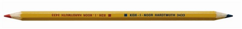 Ceruza Koh-I-Noor Postairón Piros-Kék 3433
