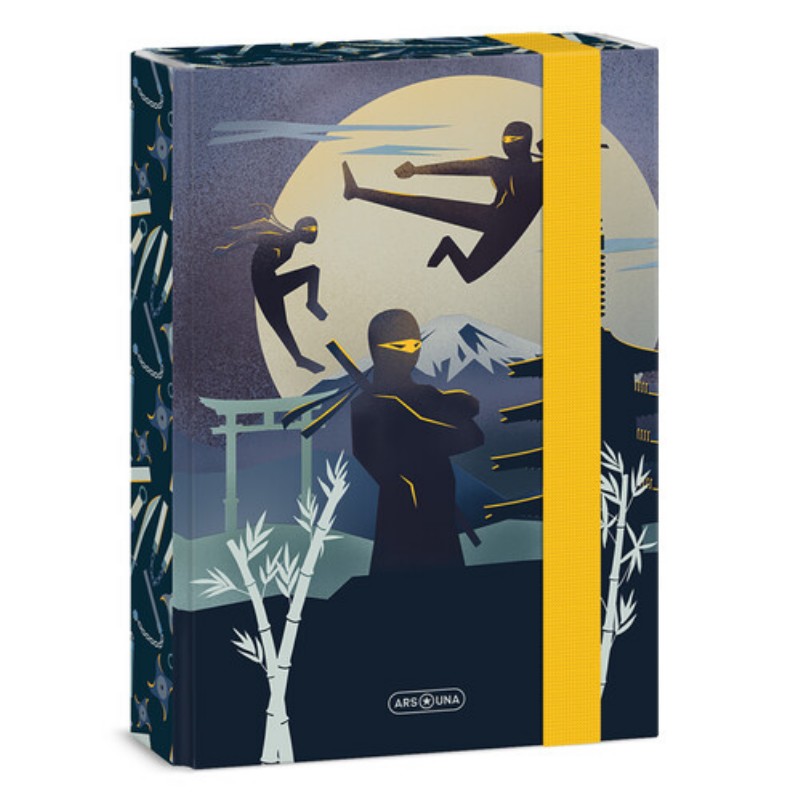 Füzetbox Ars Una A/5 Ninjas in the dark