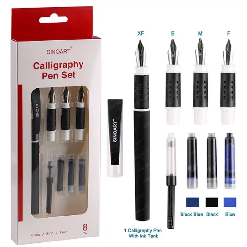 Toll tus Sinoart 8db/csomag 4 Tollhegy+3 Tinta+1 Toll