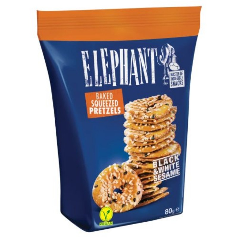 Perec Elephant 80g Black & White Sesame