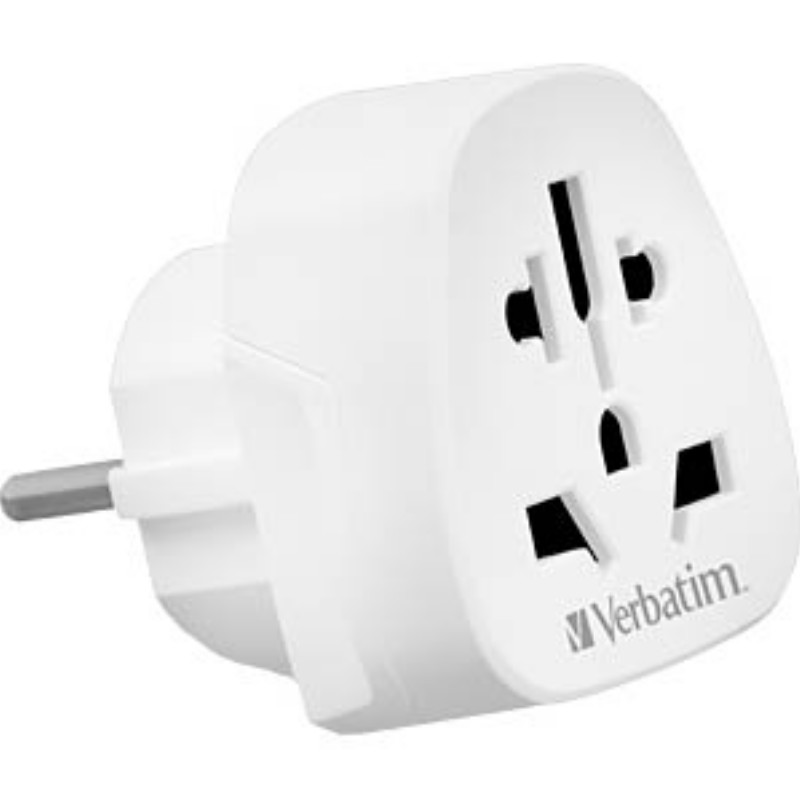 Adapter utazó VERBATIM WTEU-02 fehér