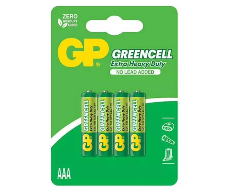 Elem GP R03 AAA Greencell 4db/csomag